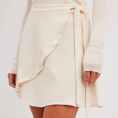 Linen wrap skirtThumbnail 