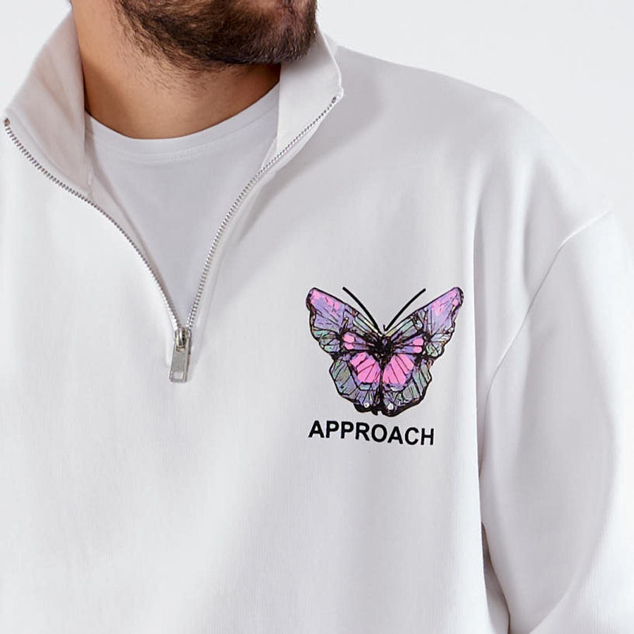 Vince art half zip