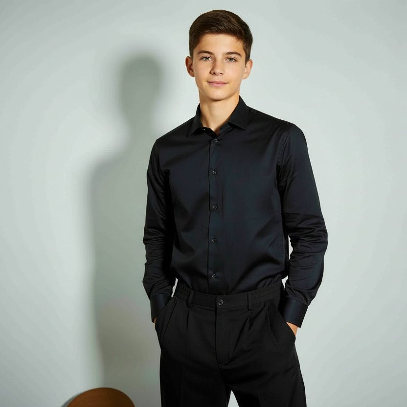 Poplin stretch shirt