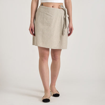 Purtika linen skirtThumbnail 