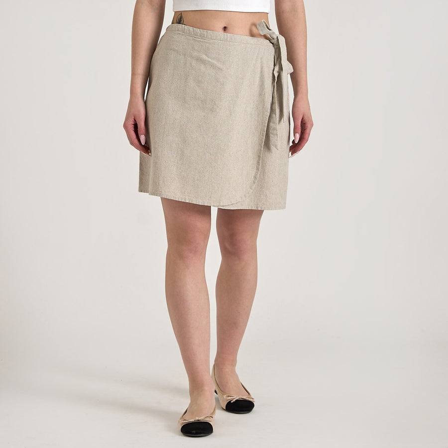 Purtika linen skirt