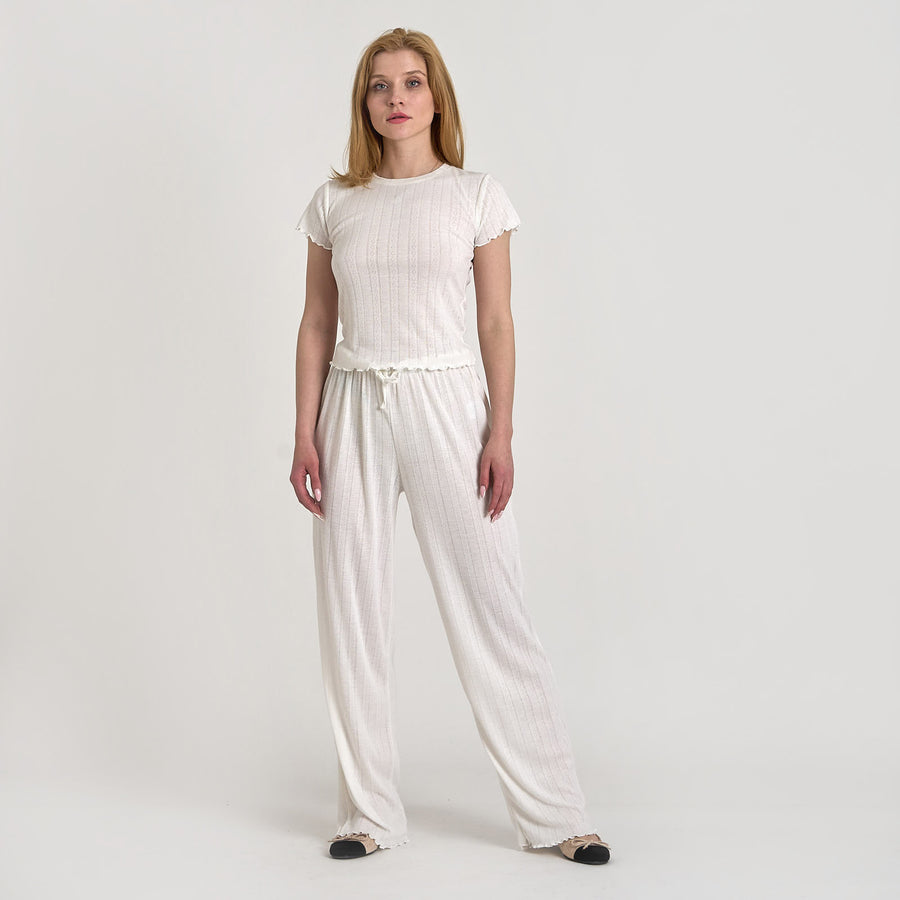 Emili pointelle tee