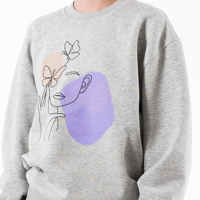 Rosa oversized print sweatThumbnail 