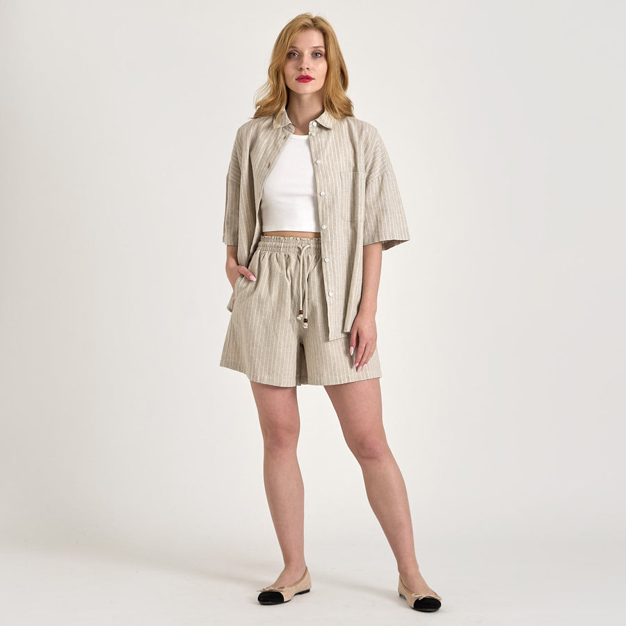 Purtyra linen ss shirt