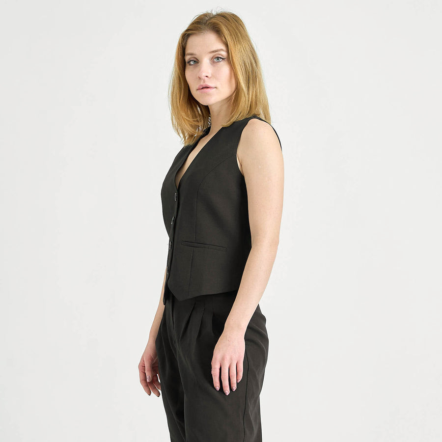 Vanita melange vest