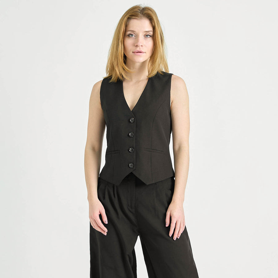 Vanita melange vest