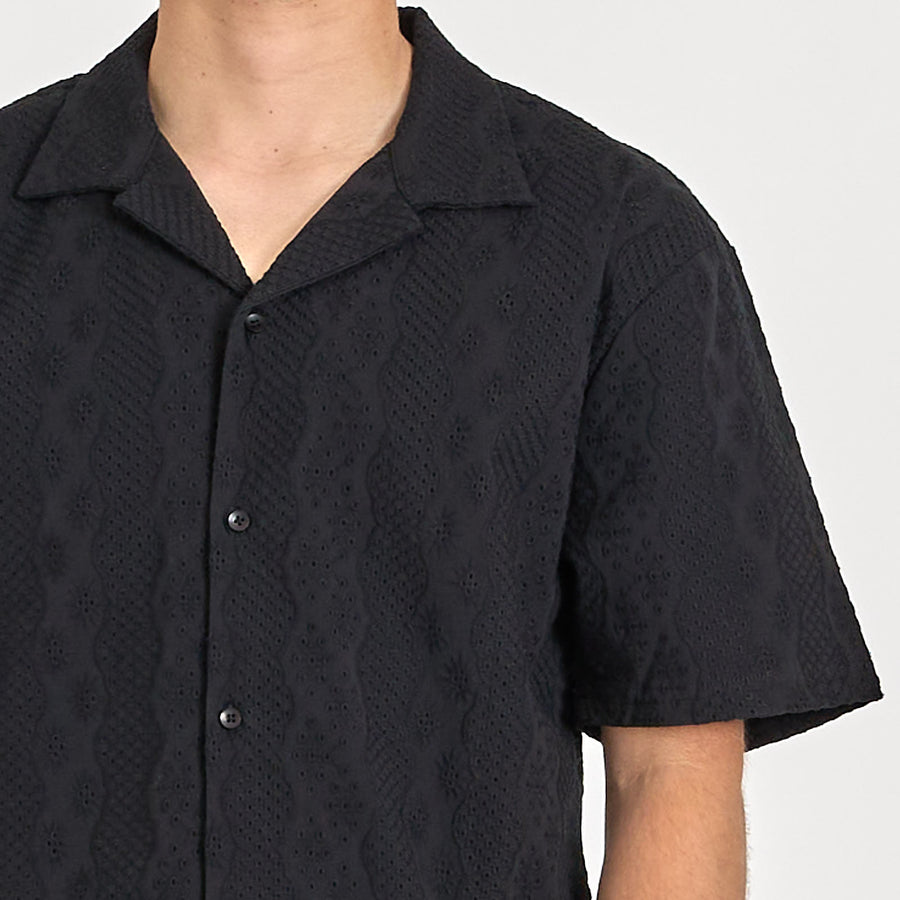 Crochet shirt ss