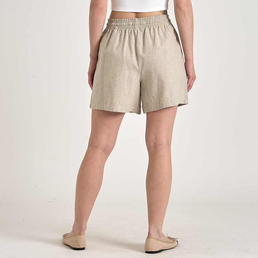 Purtora linen shorts