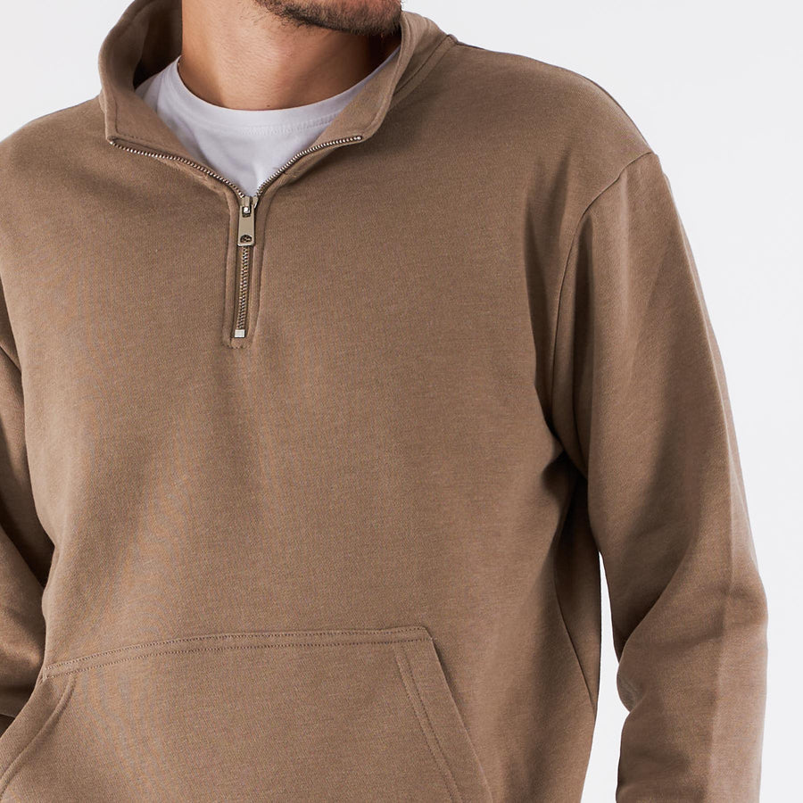 Basic half zip