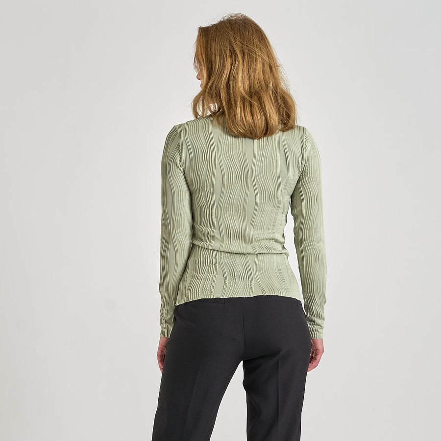 Vinira funnel neck l/s top