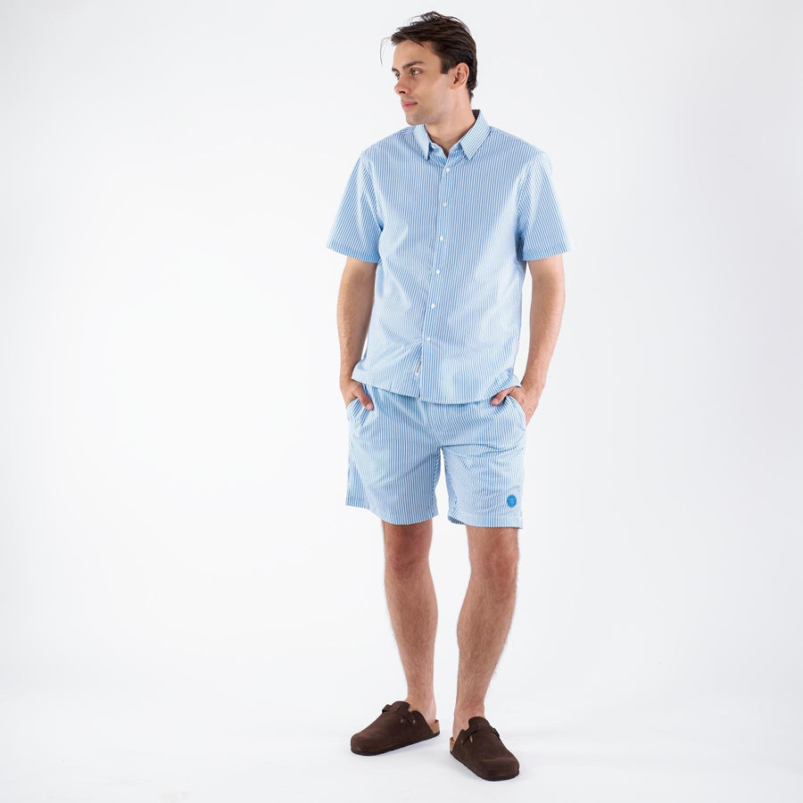 Seersucker shirt ss