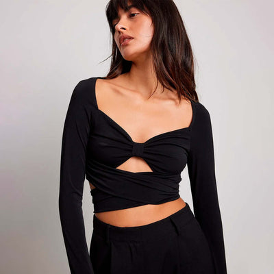 Halterneck wrap topThumbnail 