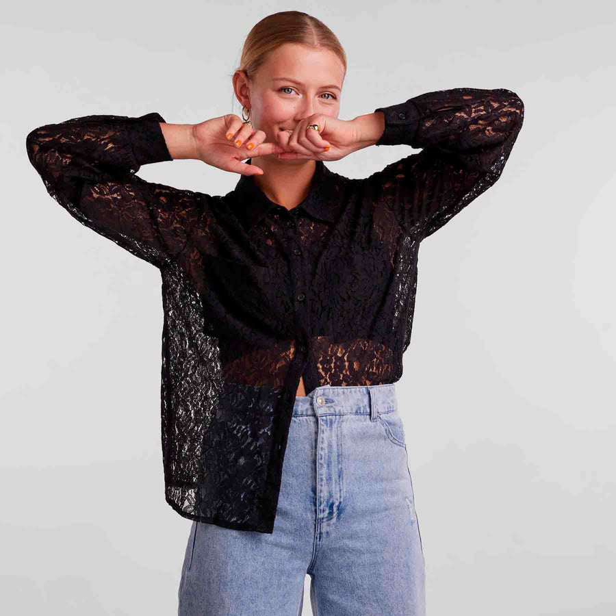 Pcbella lace shirt