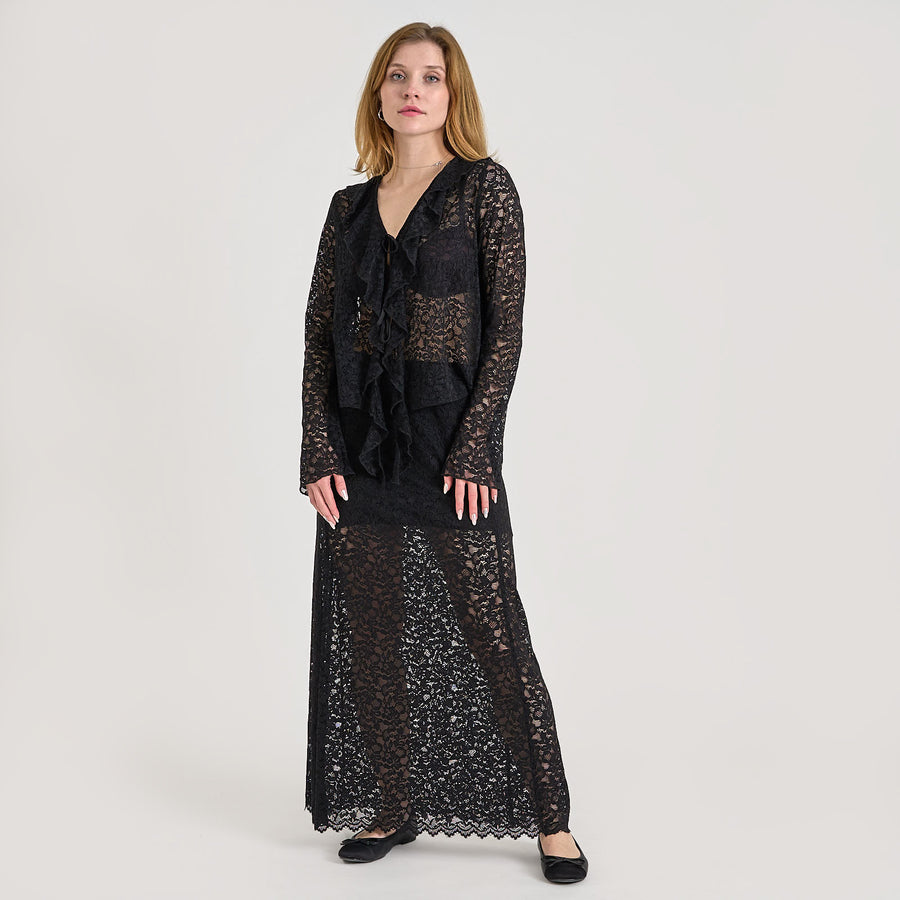 Veronica lace skirt