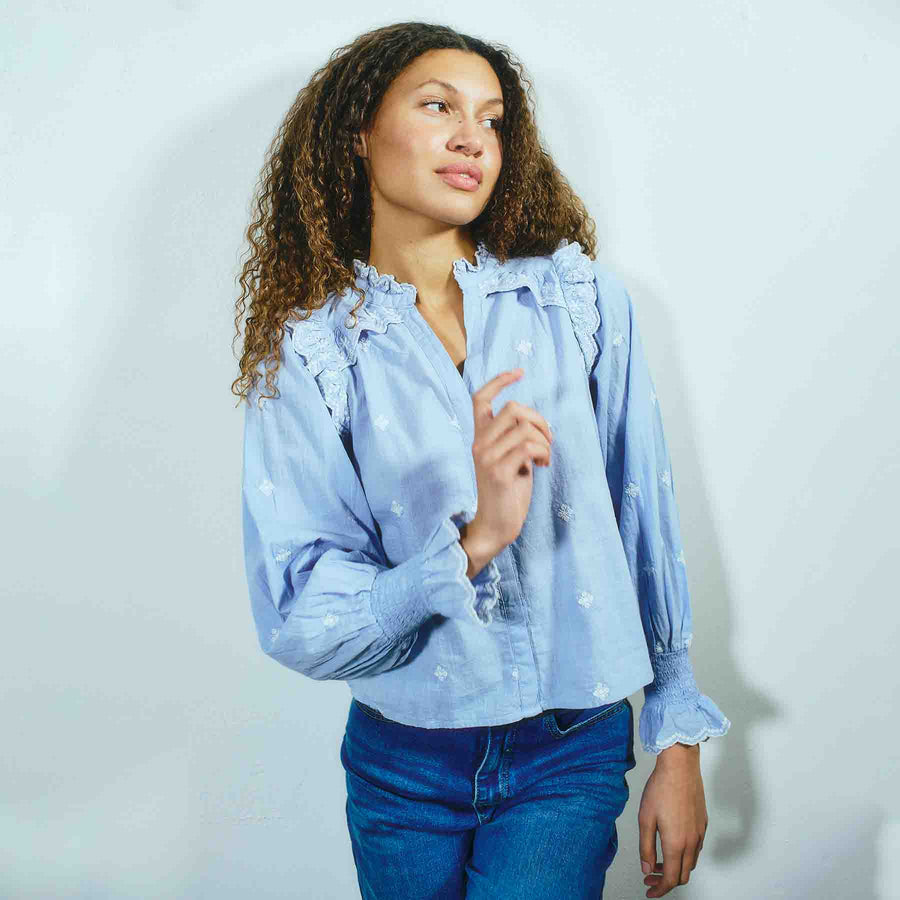 Maya embroidery blouse