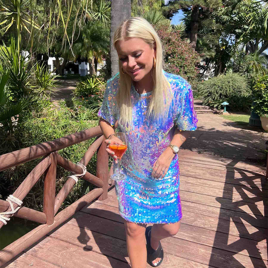 Objkiera seq s/s short dress