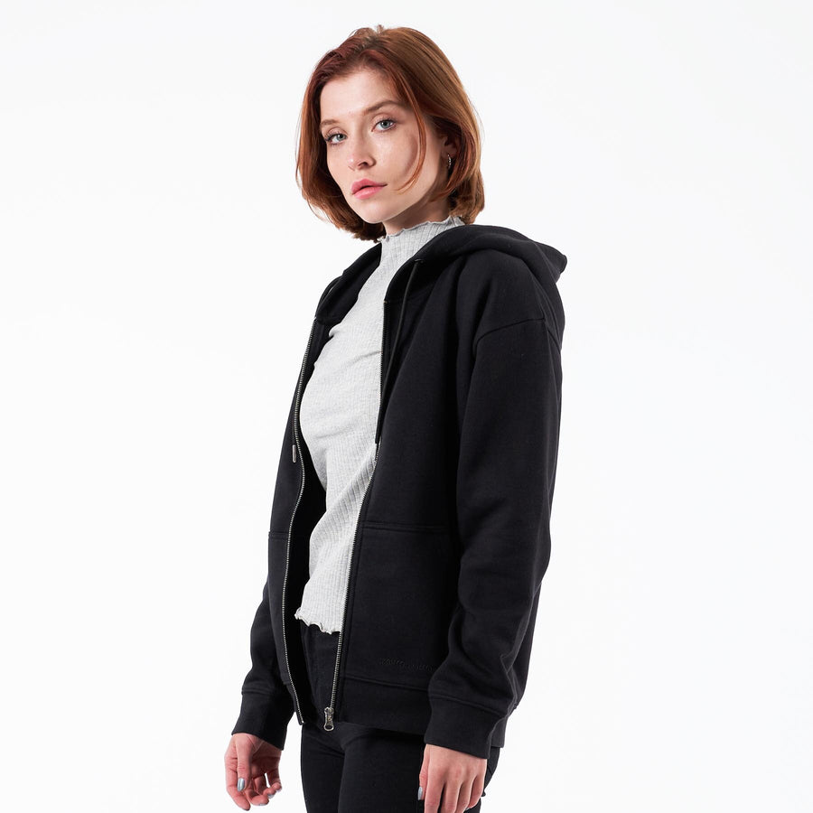 Basic zip hoodie