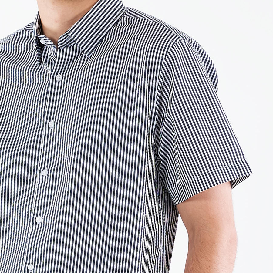 Seersucker shirt ss