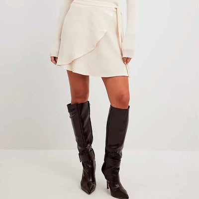 Linen wrap skirtThumbnail 