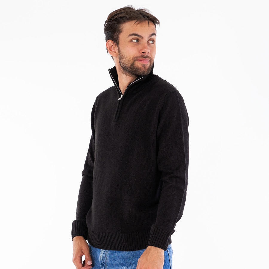 Diego half-zip knit