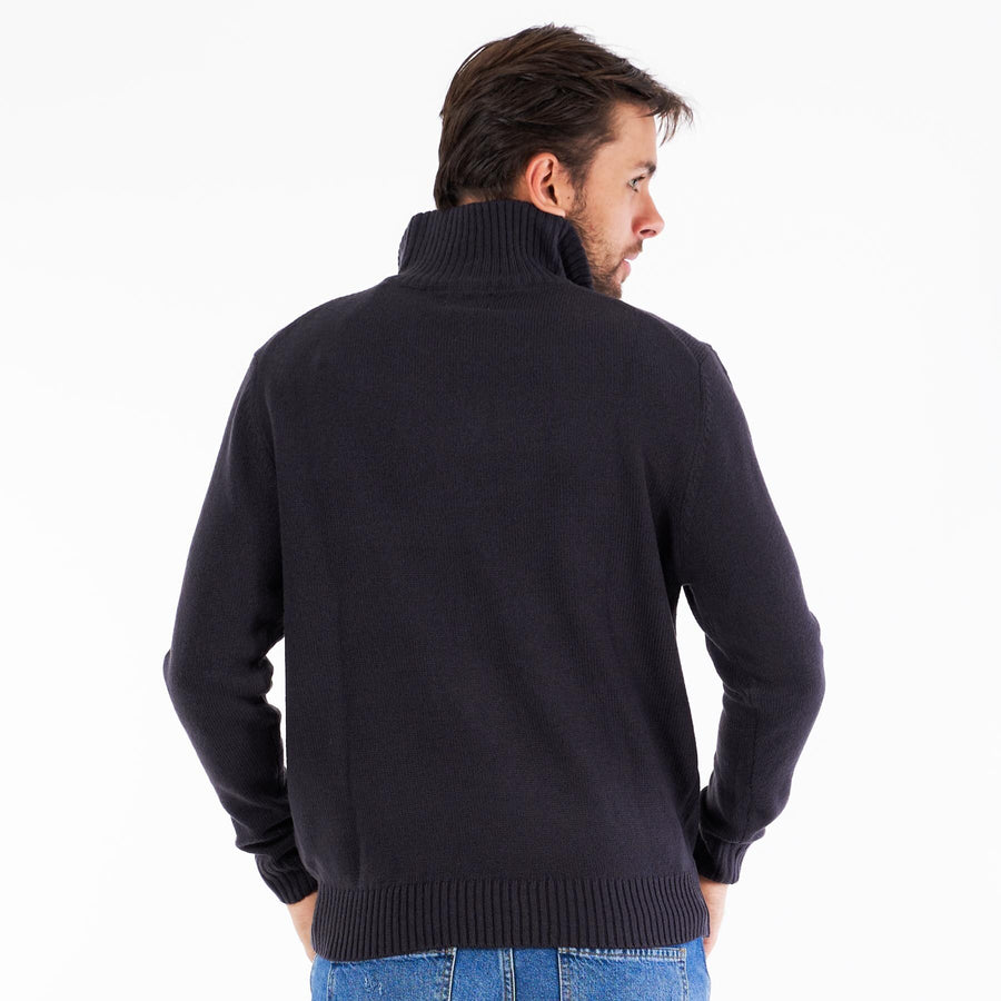 Diego half-zip knit