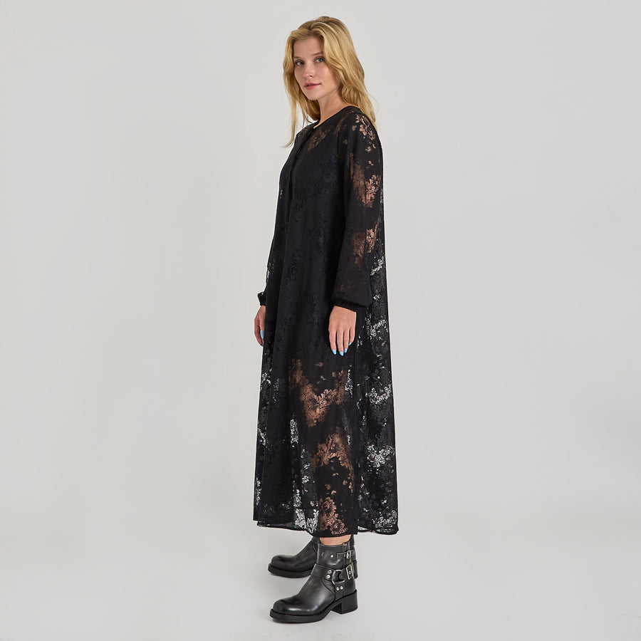 Pcnorinne ls midi dress