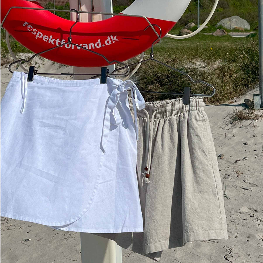 Purtora linen shorts
