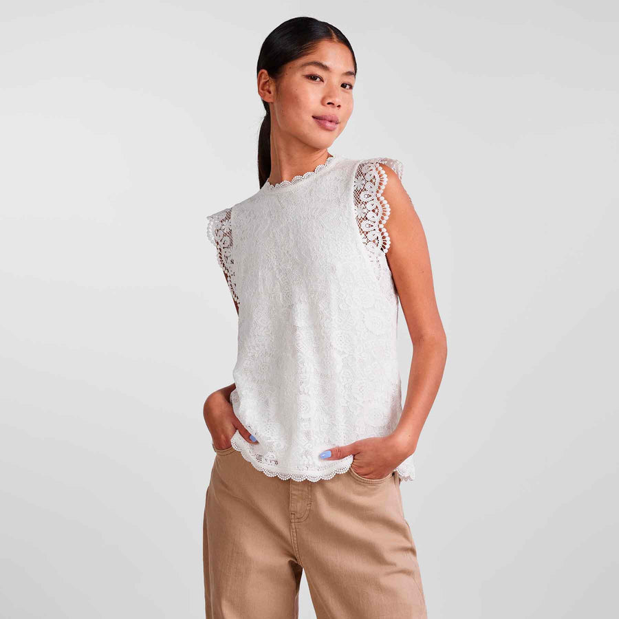 Pcolline sl lace top