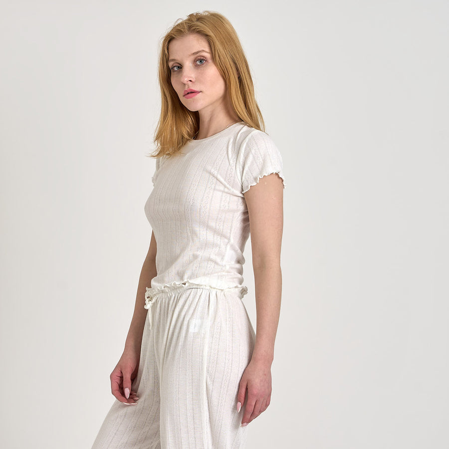 Emili pointelle tee