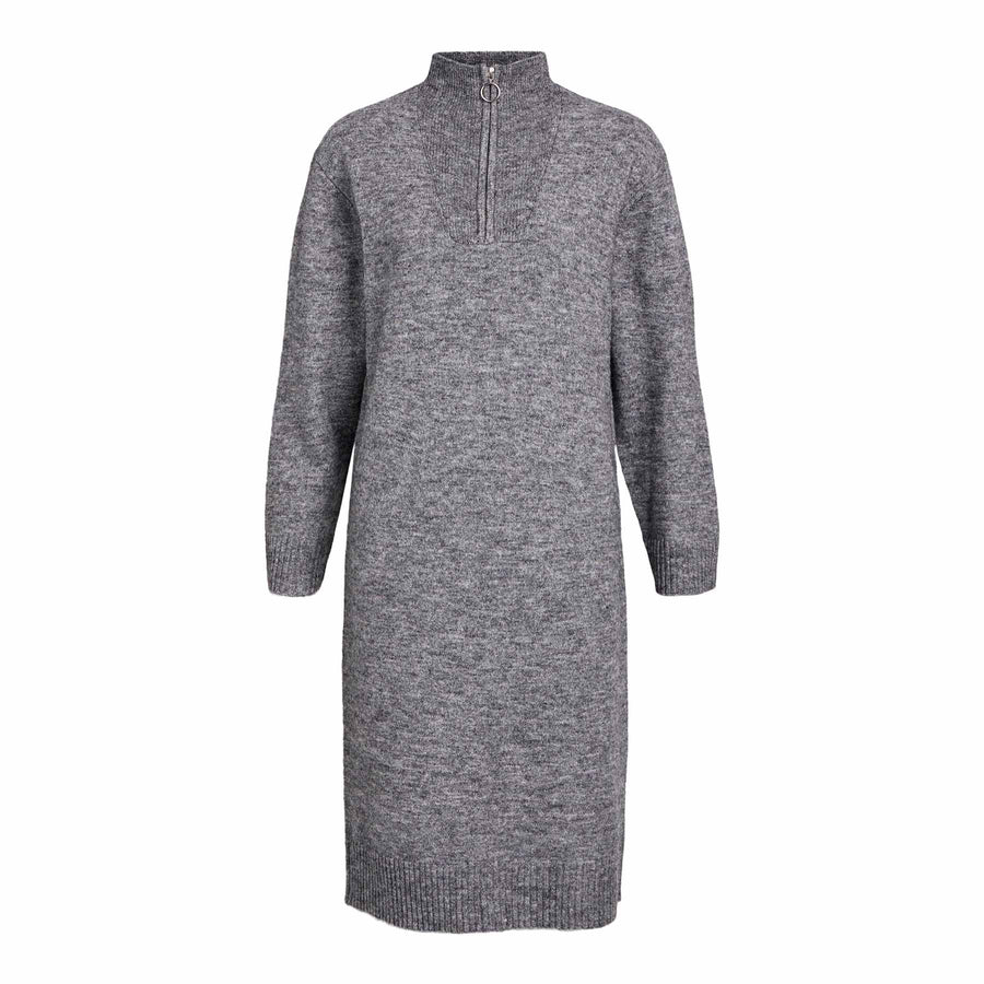 Objminna l/s zip knit dress
