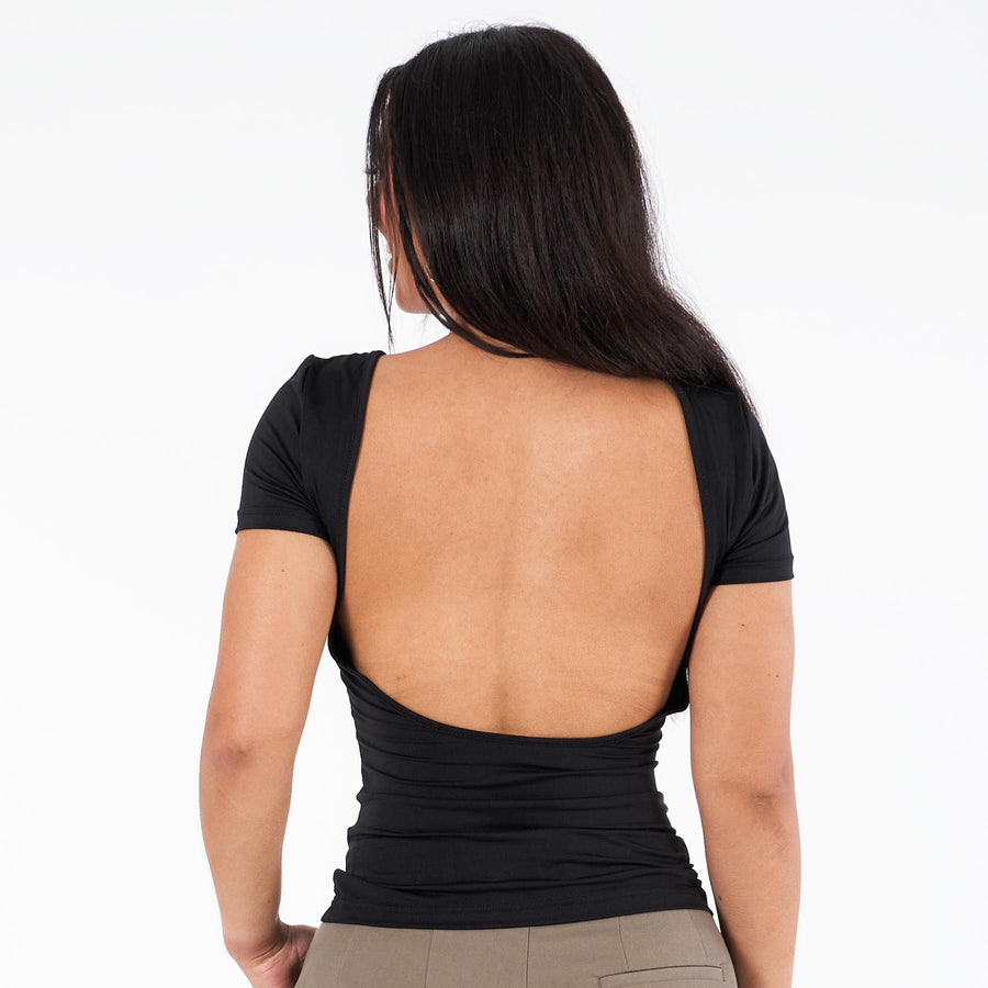 Purfelina backless tee