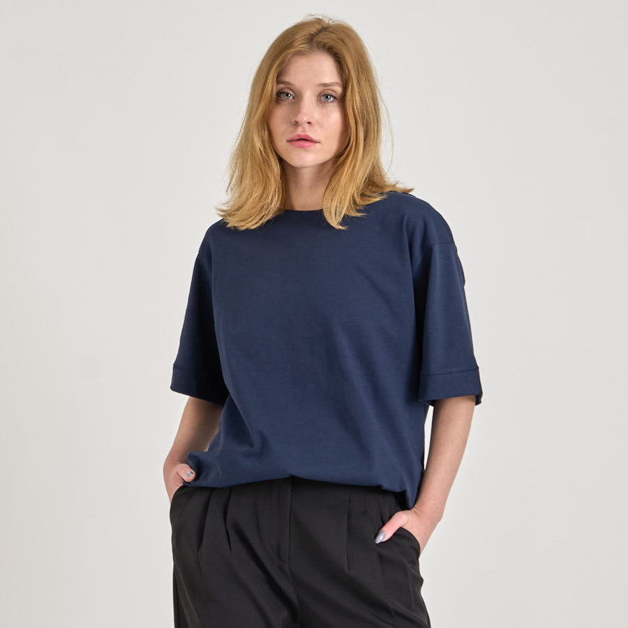 Heavy jersey oversize t-shirt