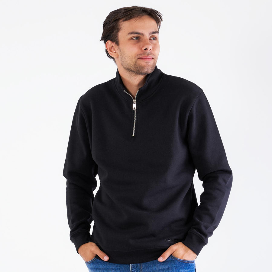 Basic half zip