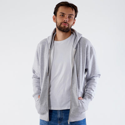 Basic full zip hoodieThumbnail 