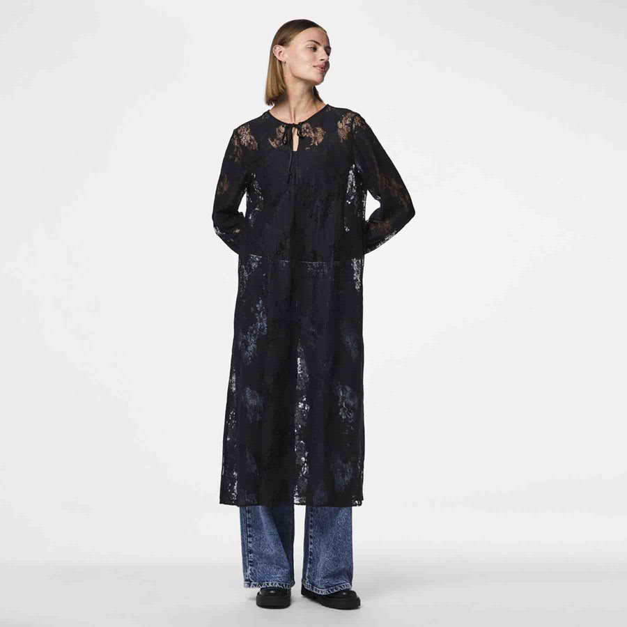 Pcnorinne ls midi dress