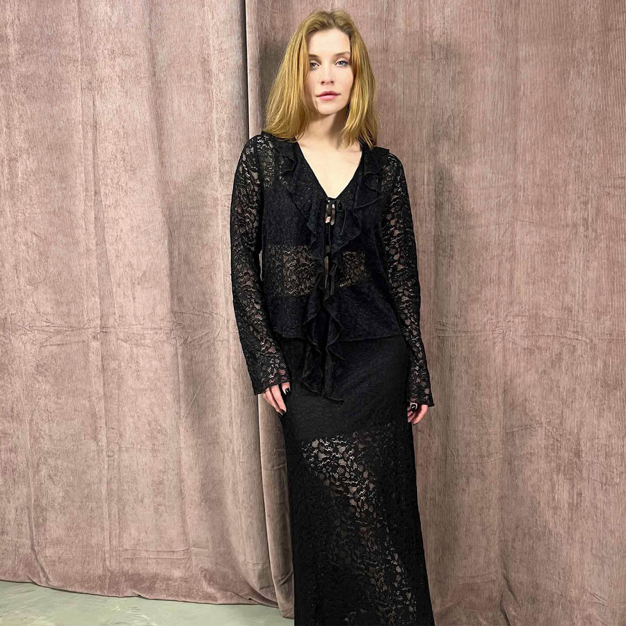 Veronica lace skirt