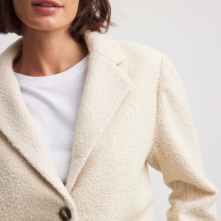 Fluffy blazer