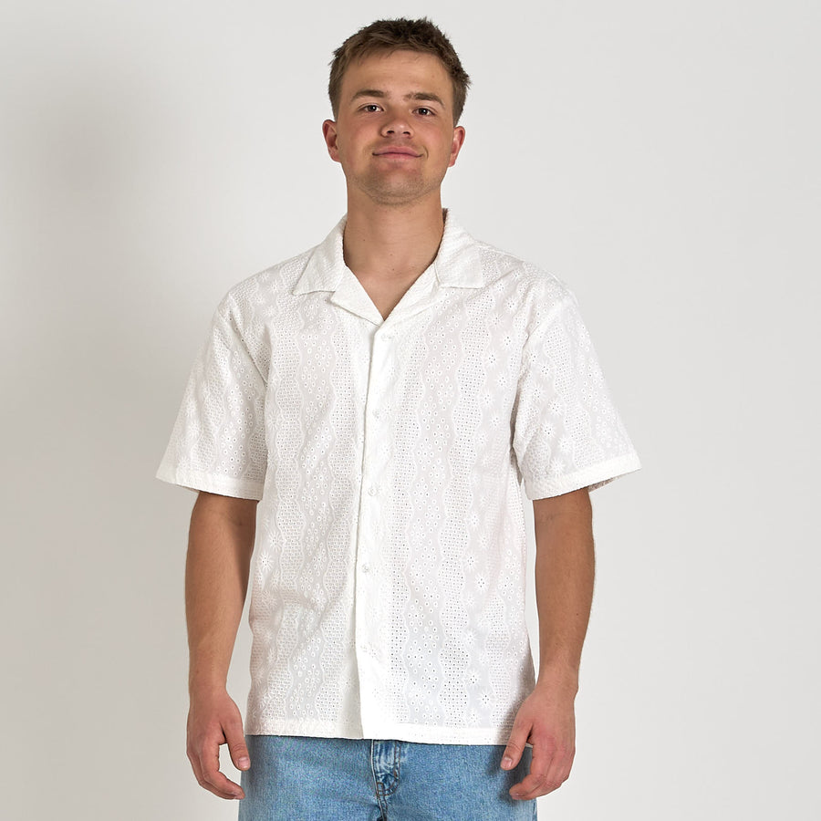Crochet shirt ss