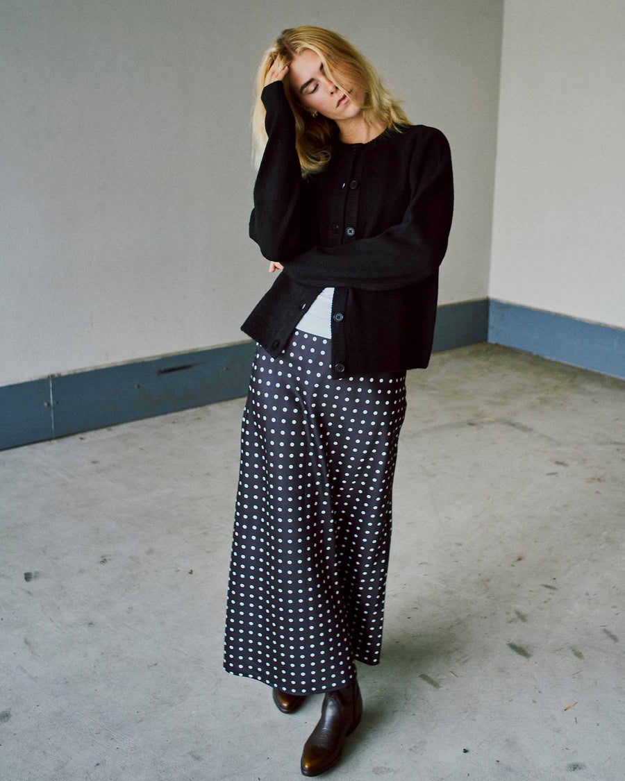 Klara satin skirt