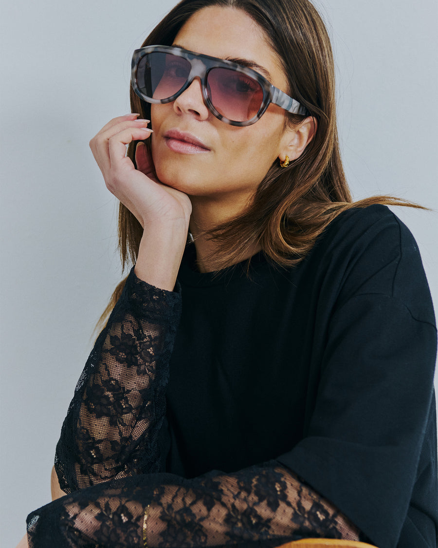 Serena lace tee