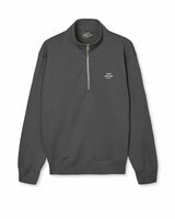 Half zip logo sweat