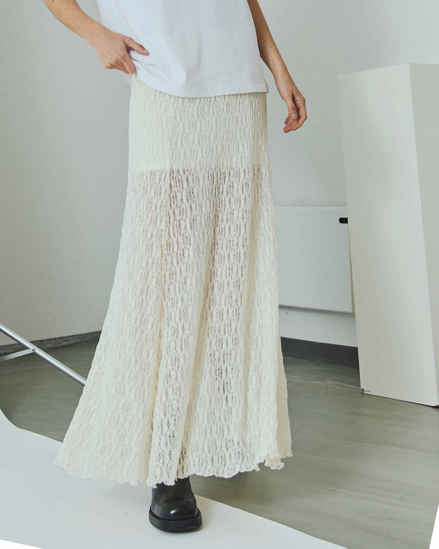Silvia lace skirt