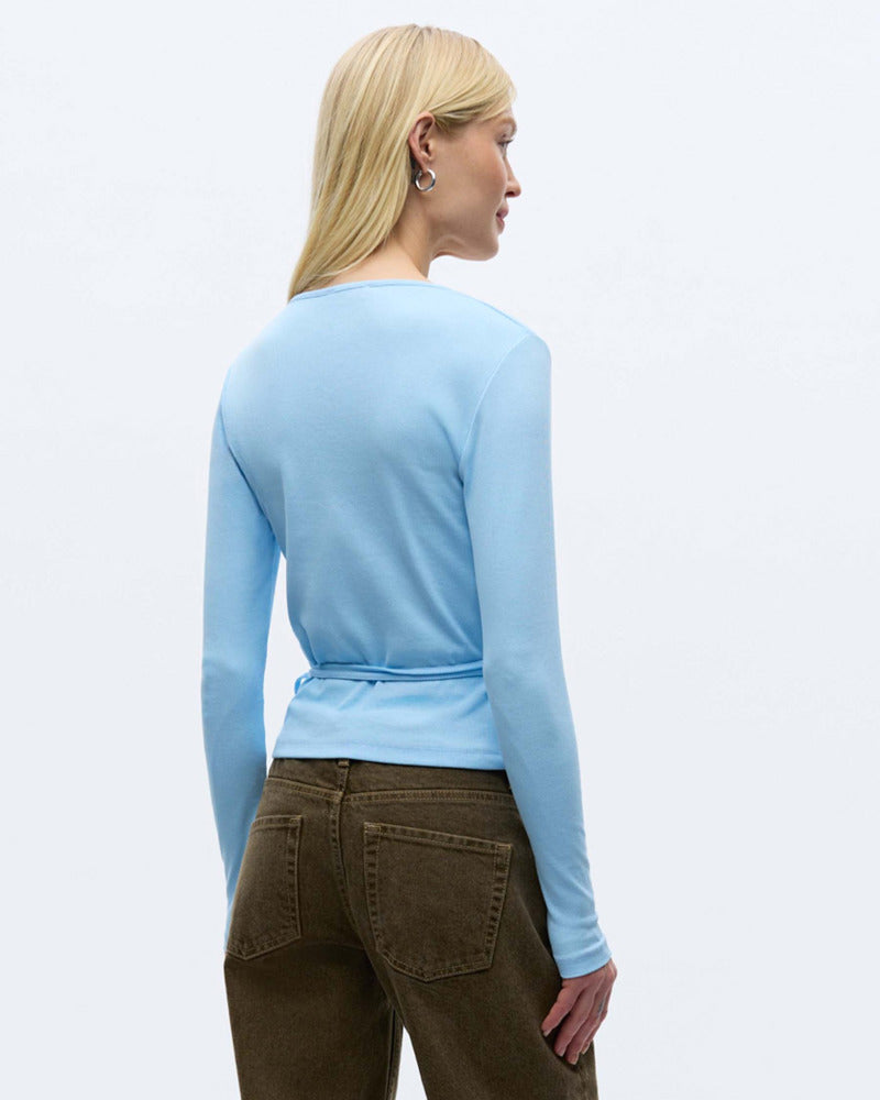 ENALLY LS V-N TEE