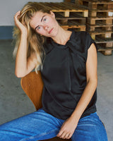 Elvira satin blouse