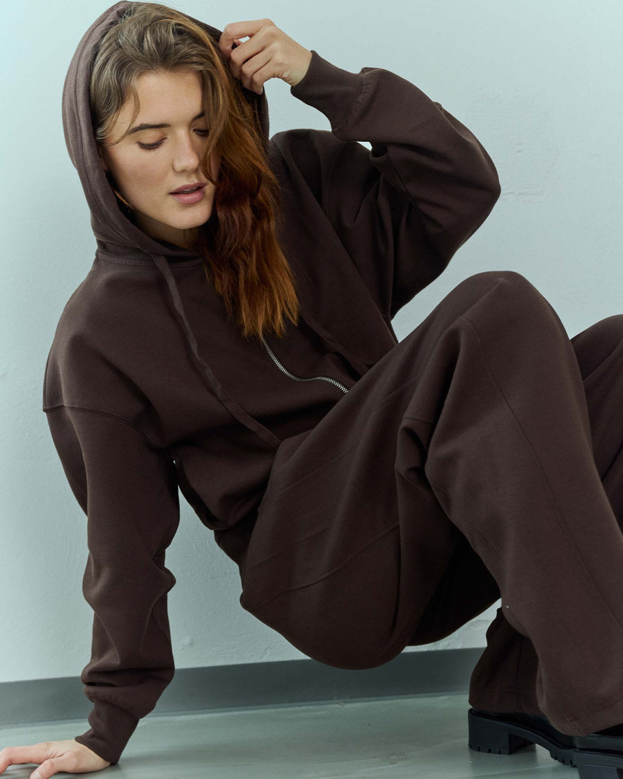 Rosa oversized zip hoodie