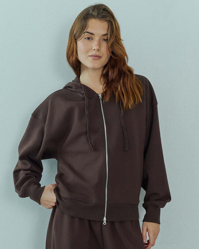 Rosa oversized zip hoodieThumbnail 