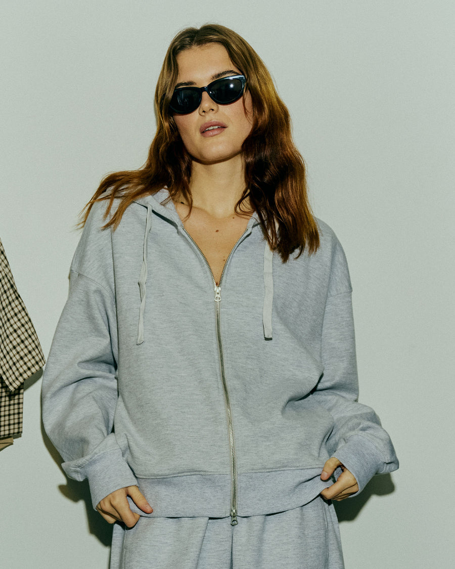 Rosa oversized zip hoodie