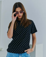 Sabine tee w. dots