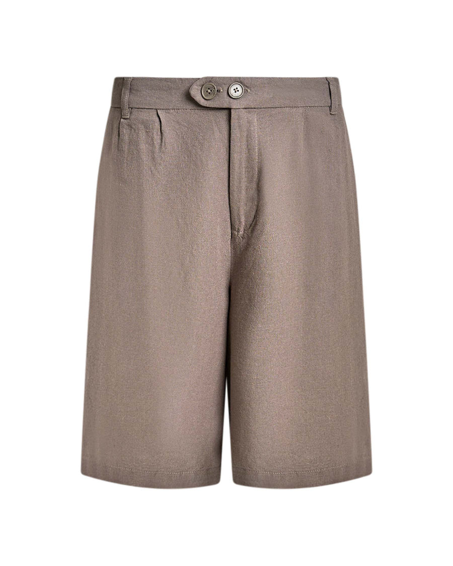 Purnelly linen shorts