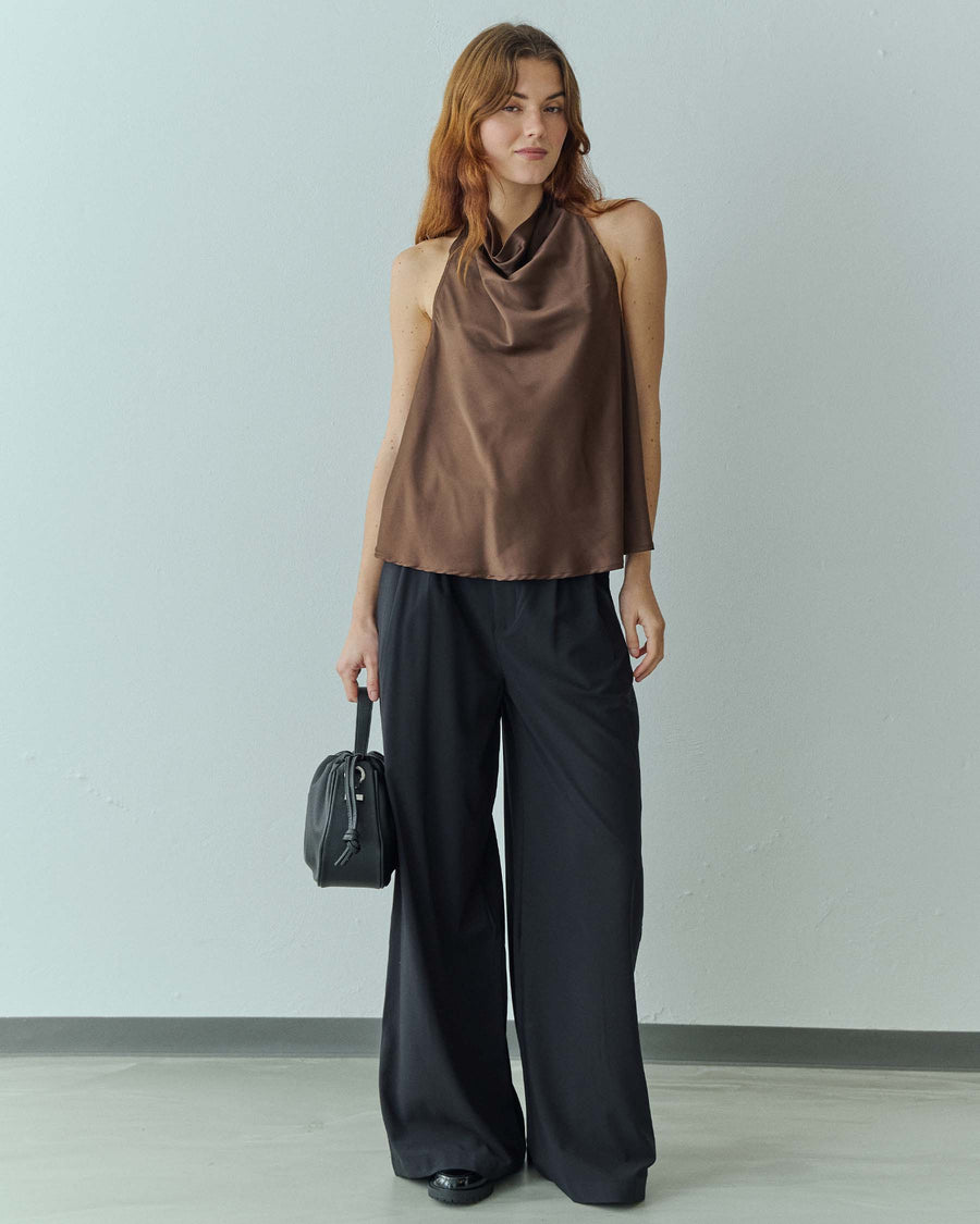 Purlazanna pleat pants